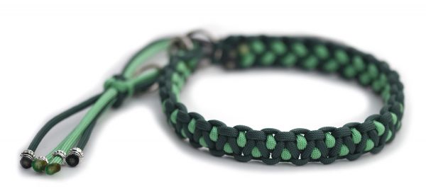 Halsband halvstryp i Alpine Green / Mint