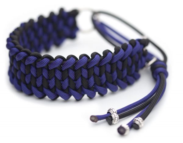 Halsband halvstryp i Royal Purple / Anthracite