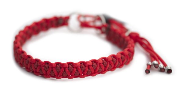 Halsband halvstryp i Simply Red / Copper Red & Simply Red Diamonds