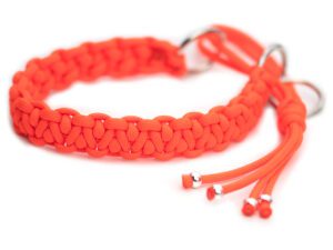 Halsband halvstryp i Neon Orange