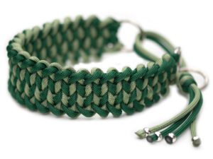 Halsband halvstryp i Royal Green / Holy Guacamole