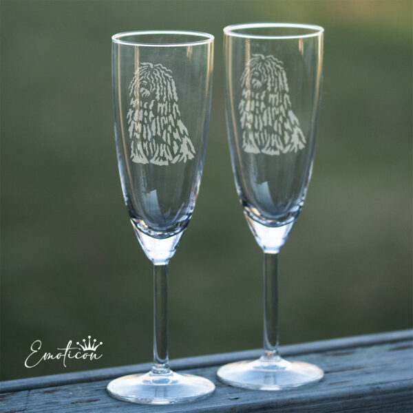 Champagneglas puli