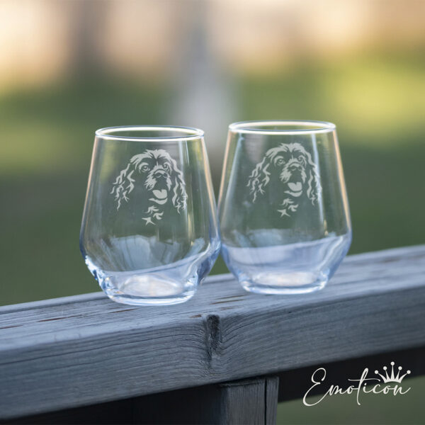 Glas amerikansk cocker spaniel