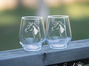 Glas häst