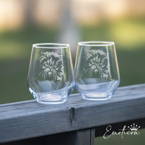 Glas katt - perser