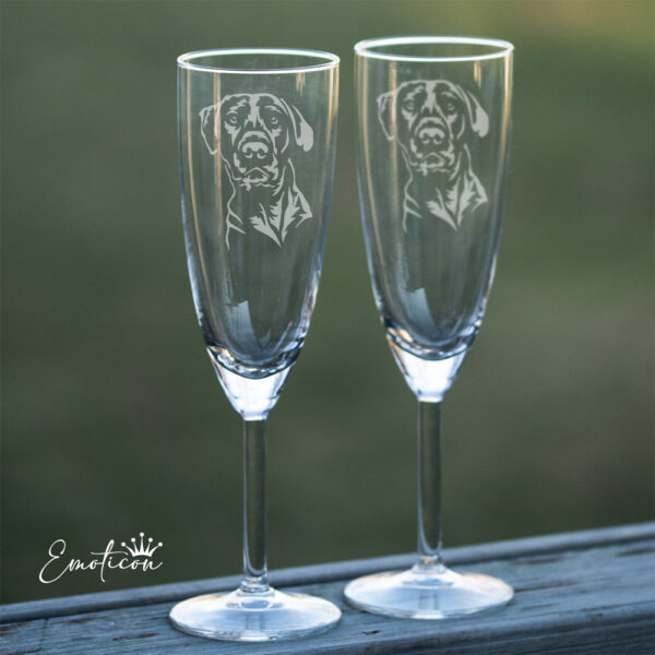 Champagneglas bull arab