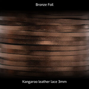 Känguruläder, bronze foil