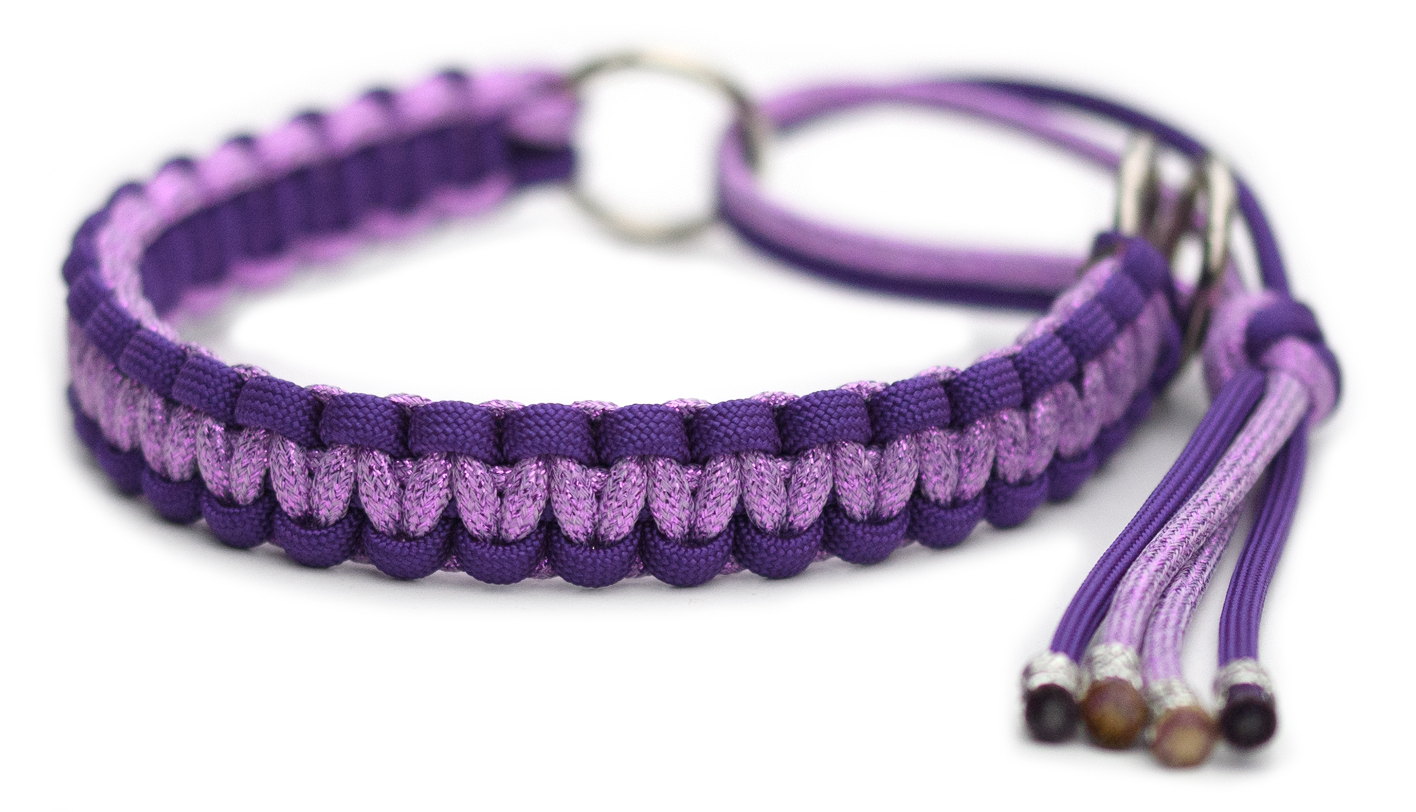 Halsband halvstryp i Berry Purple / Sparkly Princess