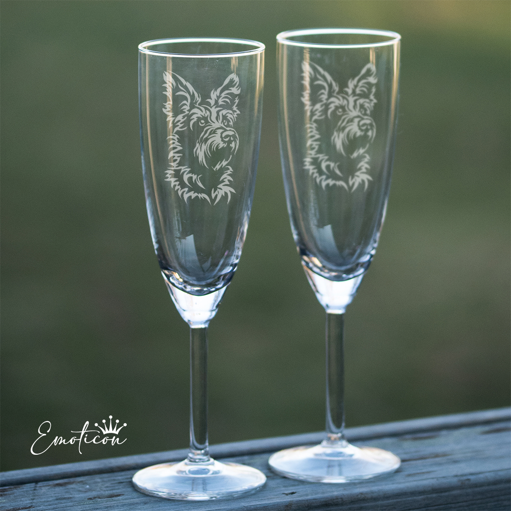 Champagneglas podengo portugues