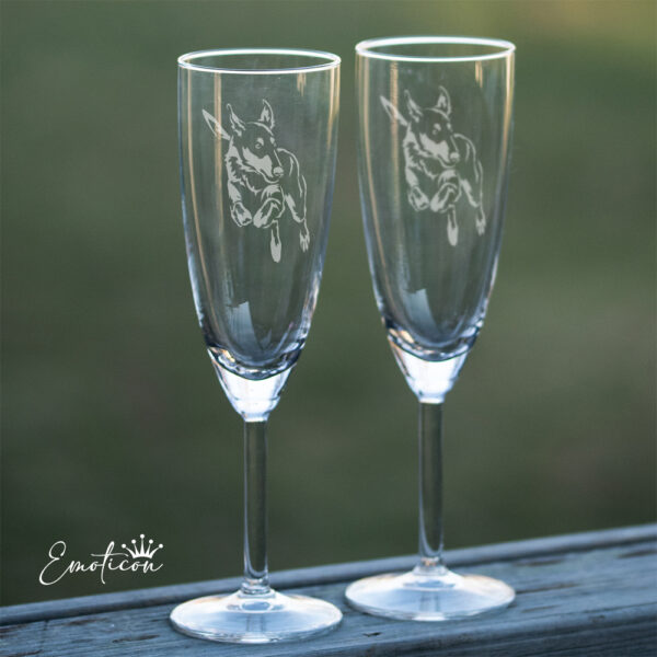 Champagneglas collie, korthårig