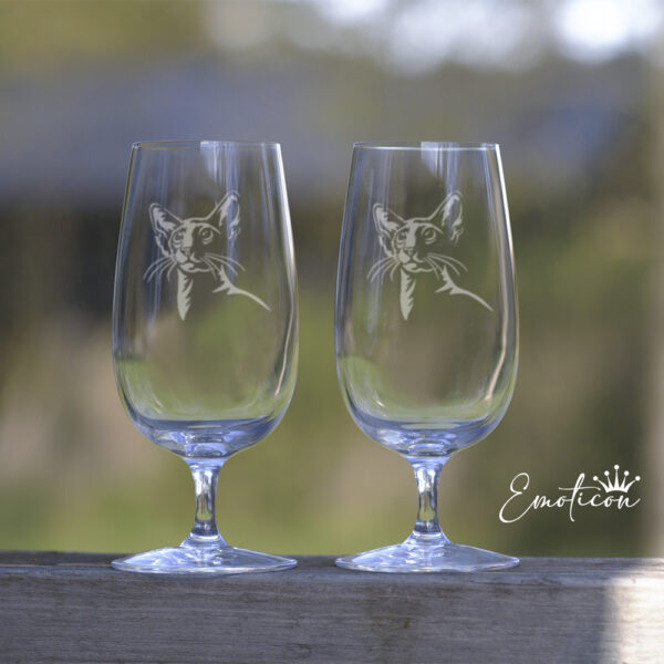 Ölglas katt - orientaliskt korthår