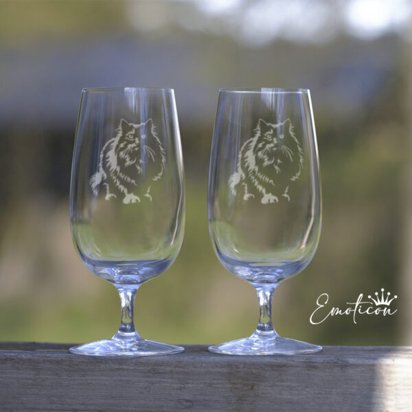 Ölglas katt - angora