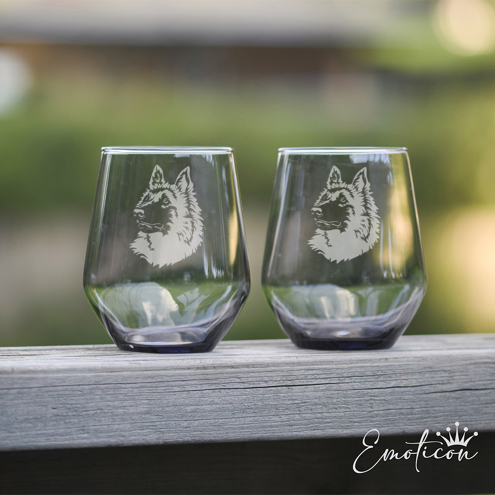 Grå glas belgisk vallhund tervueren