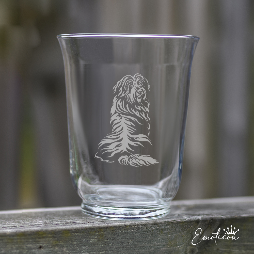 Vas/ljuslykta bearded collie