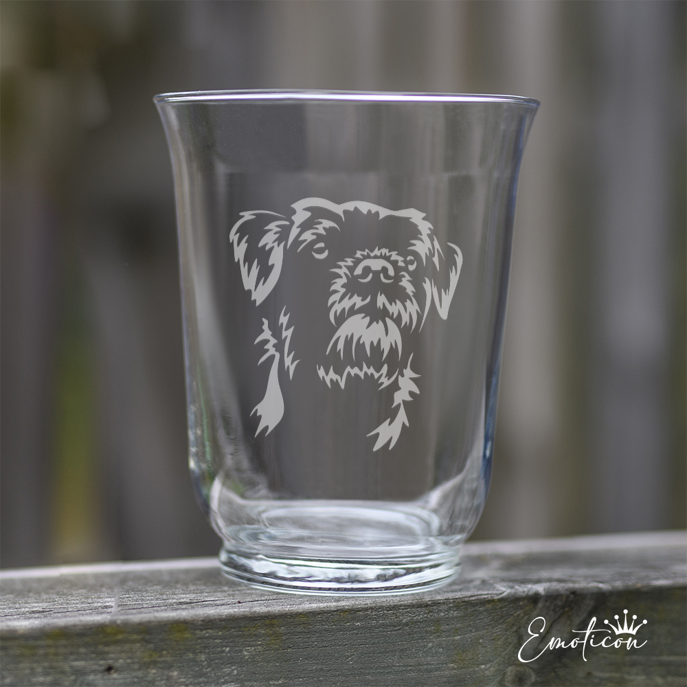 Vas/ljuslykta borderterrier