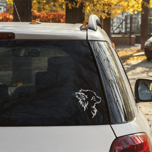 Dekal chihuahua, långhårig