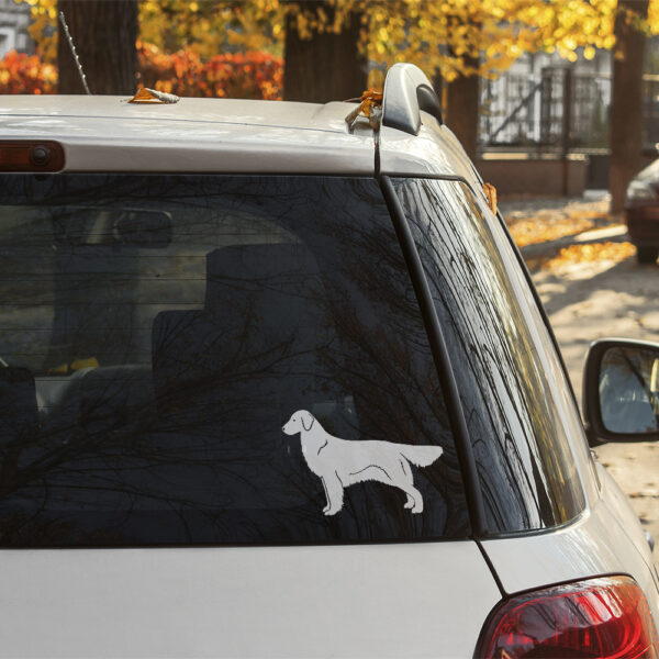 Dekal flatcoated retriever