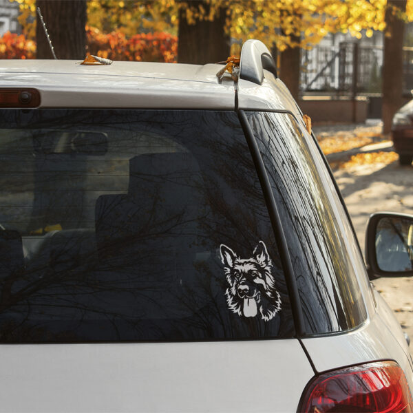 Dekal tysk schäferhund