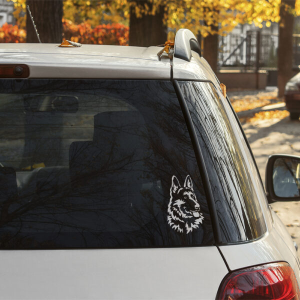 Dekal tysk schäferhund