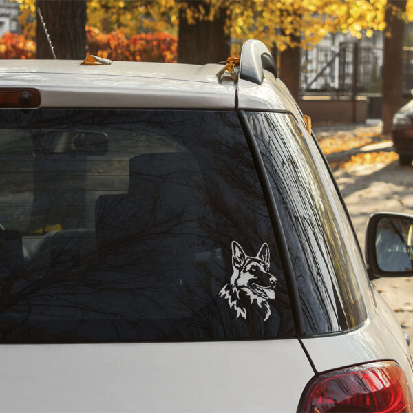 Dekal tysk schäferhund