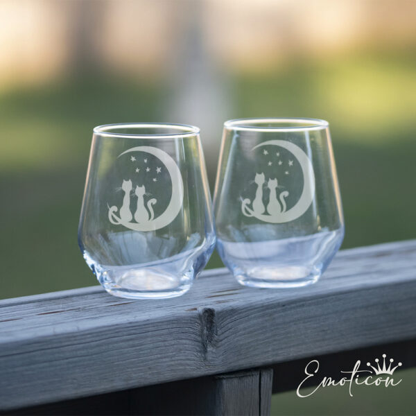Glas katt