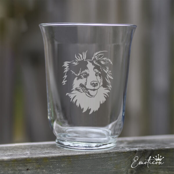 Vas/ljuslykta miniature american shepherd