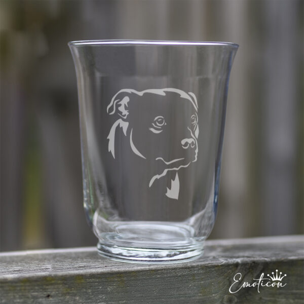 Vas/ljuslykta staffordshire bullterrier