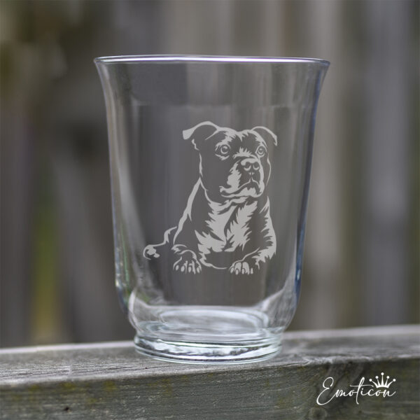 Vas/ljuslykta staffordshire bullterrier