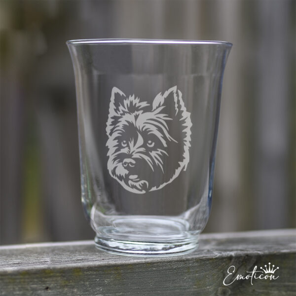 Vas/ljuslykta cairnterrier