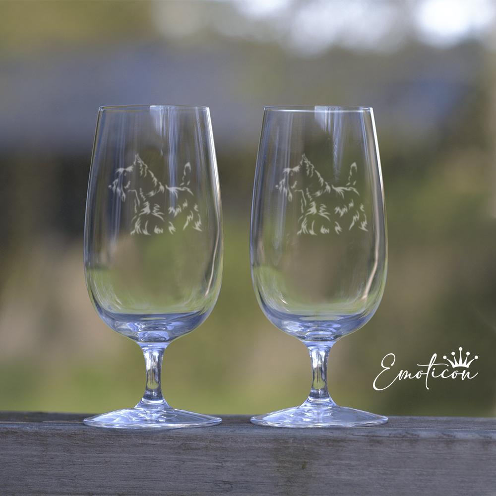 Ölglas skotsk terrier
