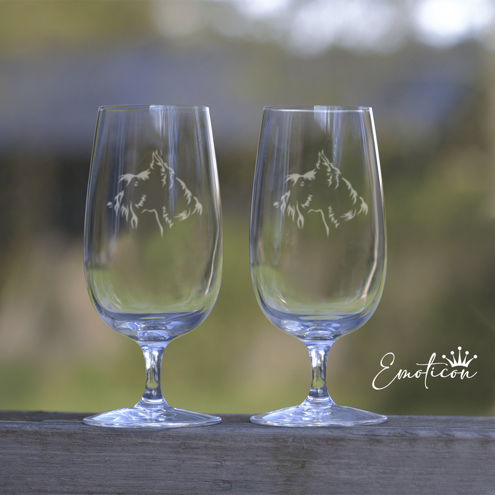 Ölglas skotsk terrier