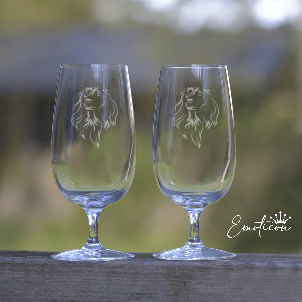 Ölglas långhårig tax