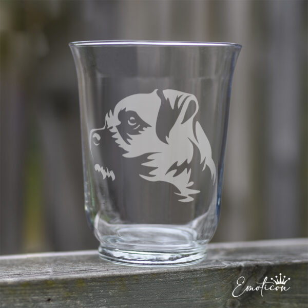 Vas/ljuslykta borderterrier
