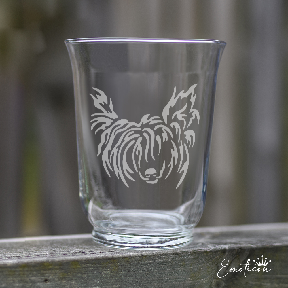 Vas/ljuslykta chinese crested dog