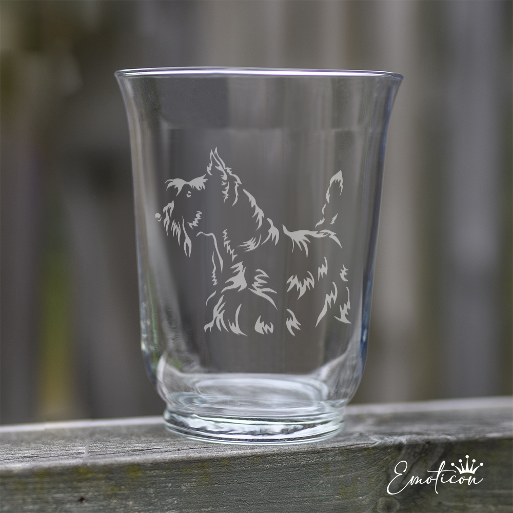 Vas/ljuslykta skotsk terrier