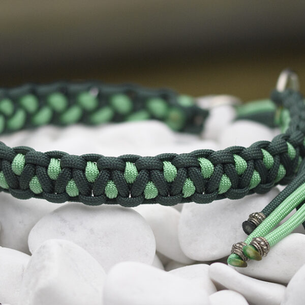 Halsband i Alpine Green & Mint