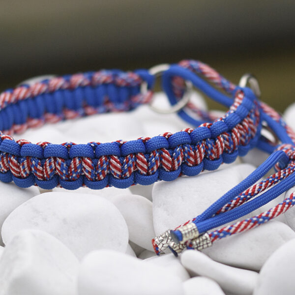Halsband i Royal Blue & Stars N Stripes