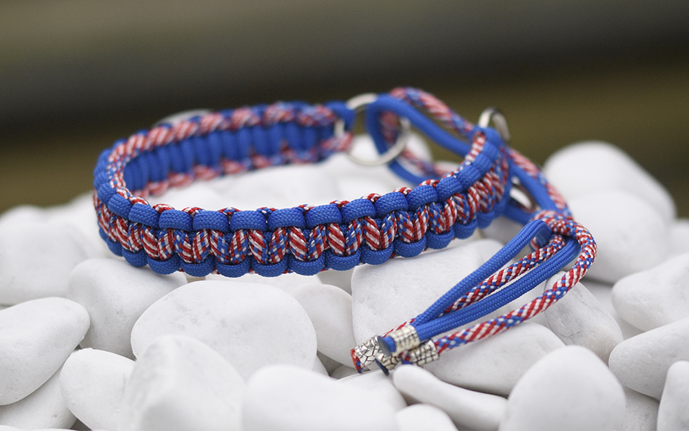 Halsband i Royal Blue & Stars N Stripes