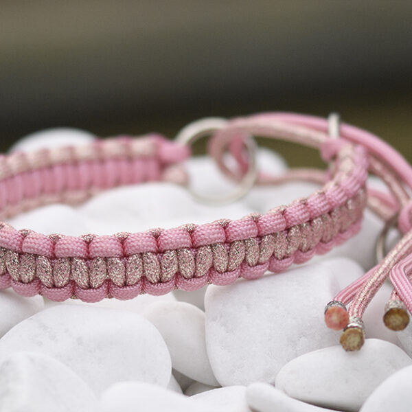 Halsband i Pastel Pink & Sparkly Rose