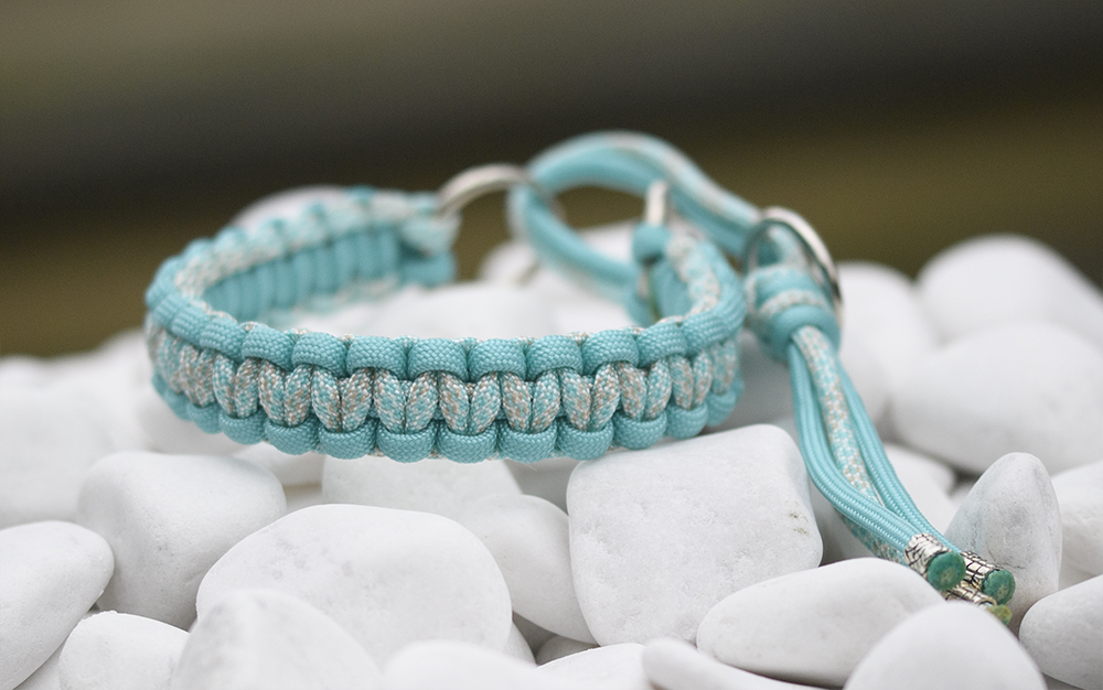 Halsband i Turquoise & Love Struck
