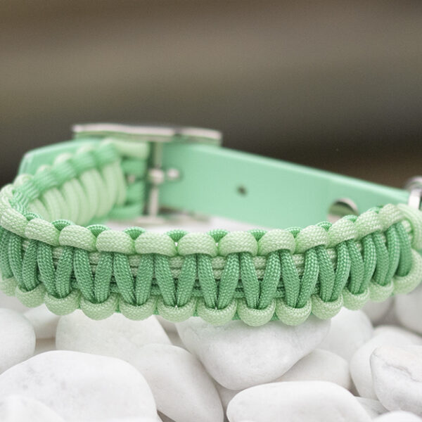 Halsband i Mint & Surf Green