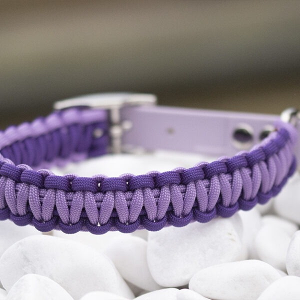 Halsband i Pastel Purple & Deep Purple