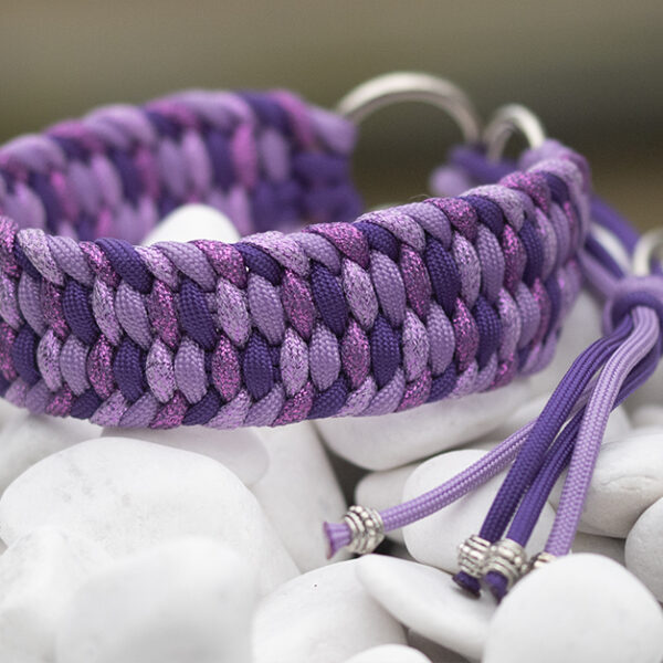 Halsband i Deep Purple, Glazed Donut, Pastel Purple & Sparkly Princess