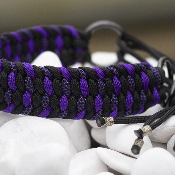 Halsband i Black, Acid Purple, Acid Purple & Black Diamonds