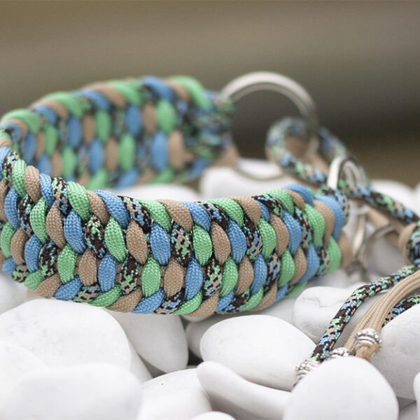Halsband i Baby Blue, Frogspot, Mint & Sand Tan