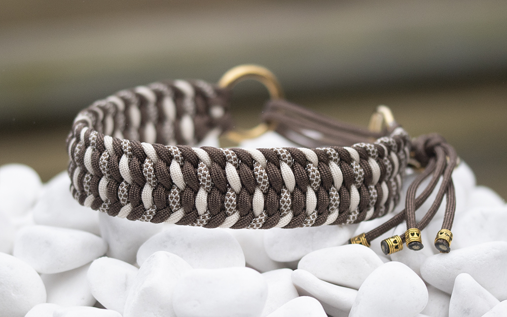 Halsband i Branch Brown, Branch Brown & Cream Diamonds, Cream