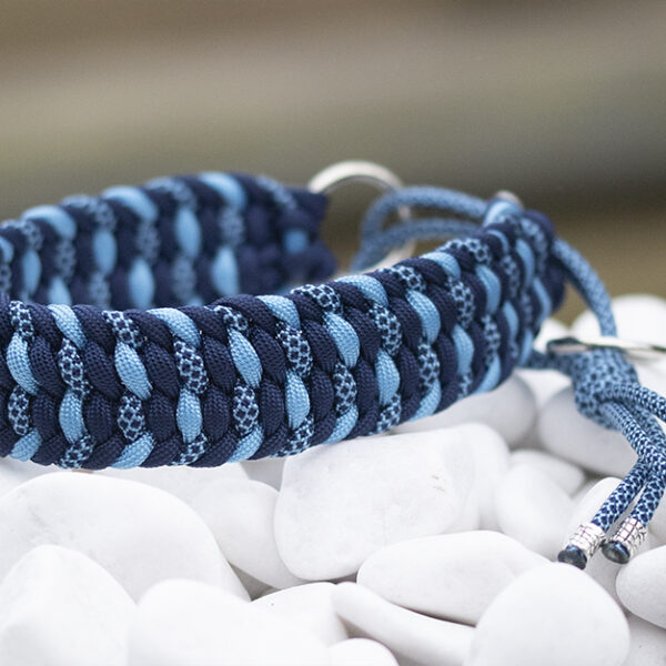 Halsband i Midnight Blue, Baby Blue, Baby Blue & Midnight Blue Diamonds