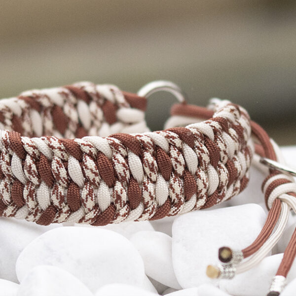 Halsband i Antique, Cream & Rust