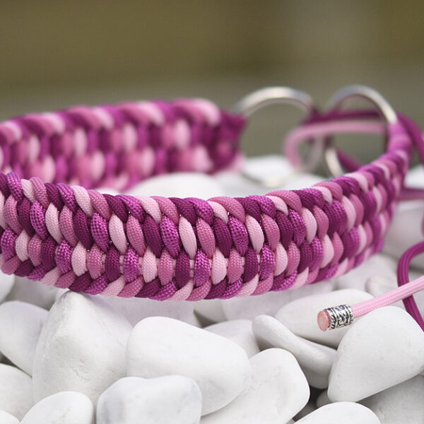 Halsband i Cotton Candy Pink, Bubble Gum Pink, Passion Pink & Very Berry