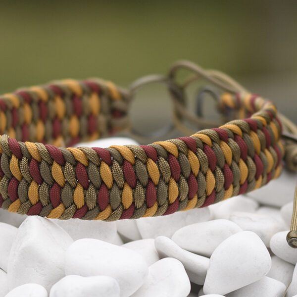 Halsband i Bronze Brown, Chestnut Brown, Brunette Brown & Sahara Brown